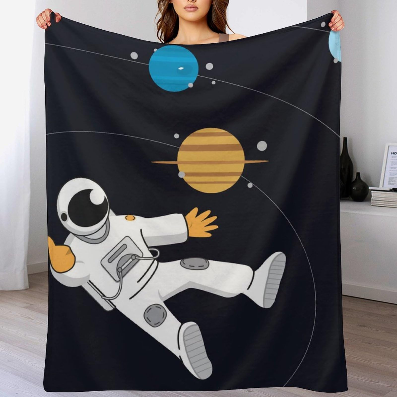 inperf ブランケット　宇宙飛行士 Amazon｜タオルケット 宇宙飛行士 ブランケット もうふ 毛布 夏用